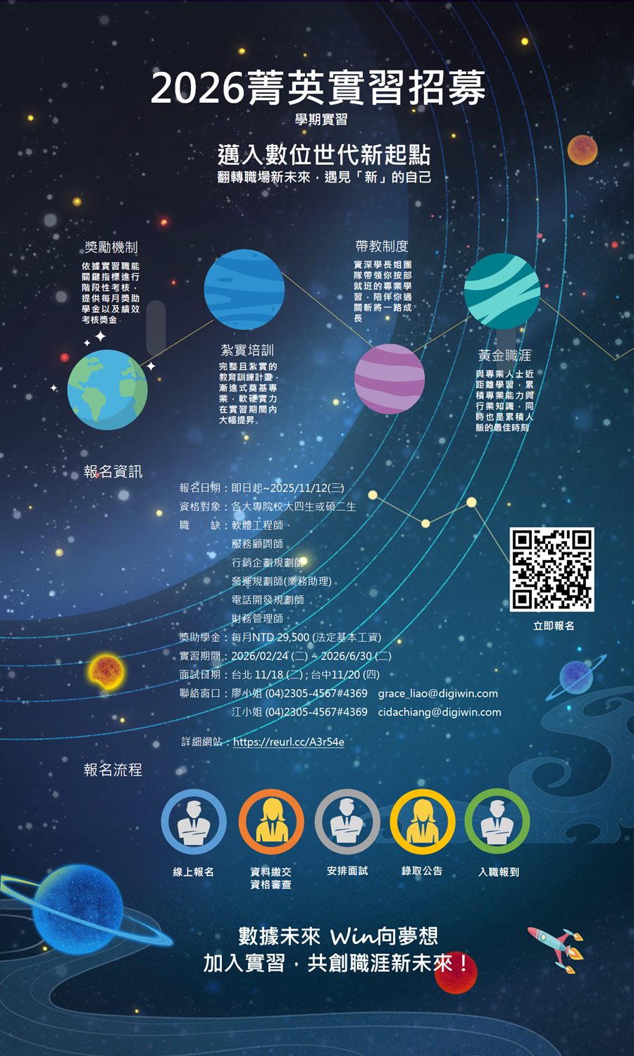 鼎新數智2026年菁英實習計畫DM